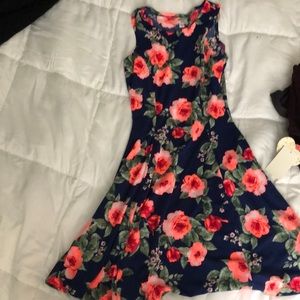 floral skater dress